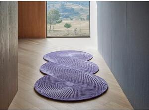 Tappeto Hand Tufted Giro Lilla Geometrico 132x324 cm