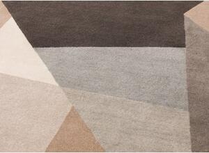Tappeto Loko Beige Marrone Geometrico 200x334 cm