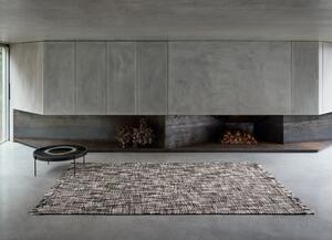 Tappeto Lama Grigio Bianco Tinta Unita 170x240 cm