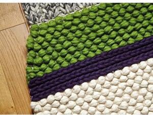 Tappeto Mangas Original Campana Grigio Arancione Geometrico 195x325 cm