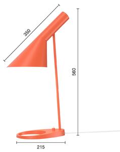 Lampada da tavolo di design Louis Poulsen AJ Mini arancione