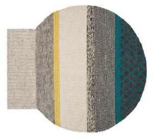 Tappeto Mangas Original Globo Mg1 Beige Grigio Geometrico 225x245 cm