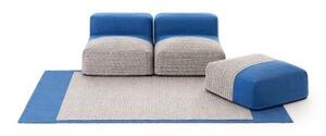 Tappeto Mangas Outdoor R1 Blu Grigio Geometrico 200x304 cm