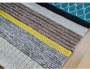 Tappeto Mangas Original Rectangular Beige Marrone Geometrico 145x300 cm