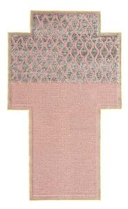 Tappeto Mangas Space Rhombus Rosa Grigio Geometrico 160x250 cm