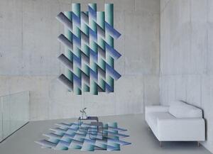 Tappeto Mirage Blu Verde Geometrico 200x310 cm