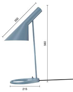 Louis Poulsen AJ Mini lampada da tavolo grigio-blu