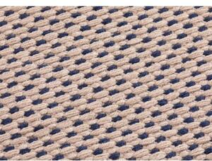 Tappeto Nomad Tuareg Beige Blu Tinta Unita 170x240 cm