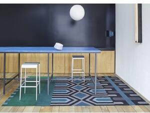 Tappeto Ndebele Verde Geometrico 200x300 cm