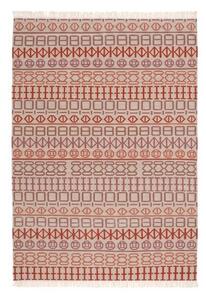 Tappeto Naidu Rosso Rosa Geometrico 170x240 cm