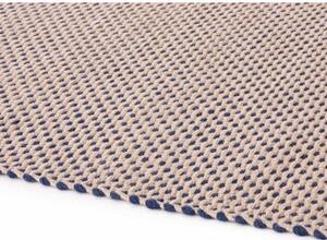 Tappeto Nomad Tuareg Beige Blu Tinta Unita 170x240 cm