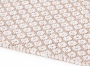 Tappeto Nomad Outdoor Tuareg Beige Bianco Tinta Unita 170x240 cm