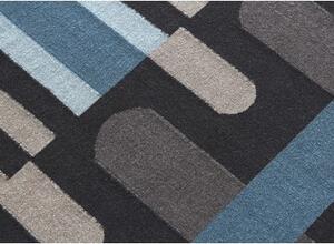 Tappeto Ndebele Verde Geometrico 200x300 cm