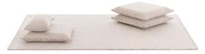 Tappeto Nomad Outdoor Tuareg Beige Bianco Tinta Unita 170x240 cm