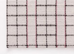 Tappeto Reti Bianco Nero Geometrico 198x300 cm