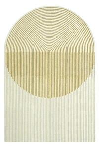 Tappeto Ply Giallo Beige Geometrico 204x300 cm