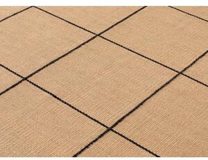 Tappeto Roots 01 Beige Nero Geometrico 240x288 cm