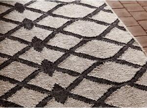 Tappeto Rodas Nero Beige Geometrico 170x240 cm
