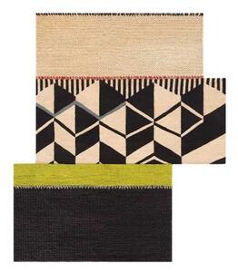 Tappeto Rustic Chic Geo Verde Nero Geometrico 200x250 cm