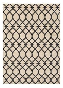 Tappeto Rodas Nero Beige Geometrico 170x240 cm