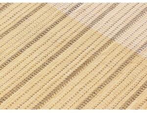Tappeto Reversible Giallo Grigio Geometrico 200x300 cm