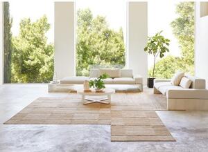 Tappeto Roots 03 Beige Corda Geometrico 240x288 cm