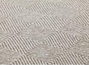 Tappeto Sail Tortora Bianco Geometrico 170x240 cm