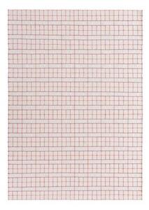 Tappeto Reti Outdoor Terracotta Blu Geometrico 180x246 cm