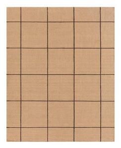 Tappeto Roots 01 Beige Nero Geometrico 240x288 cm