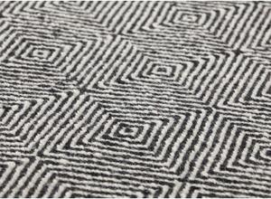 Tappeto Sail Nero Bianco Geometrico 170x240 cm