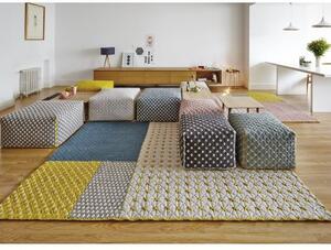 Tappeto Silai Blu Giallo Geometrico 200x312 cm
