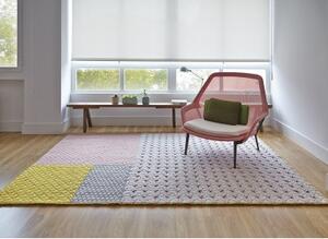 Tappeto Silai Rosa Giallo Geometrico 200x312 cm