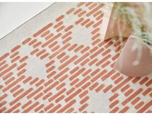 Tappeto Thay Tortora Corallo Geometrico 170x240 cm
