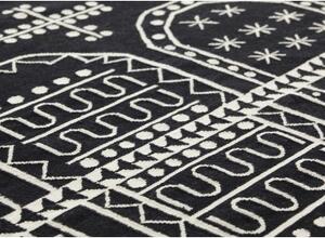 Tappeto Tasili Nero Bianco Geometrico 170x240 cm