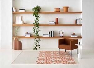 Tappeto Thay Tortora Corallo Geometrico 170x240 cm