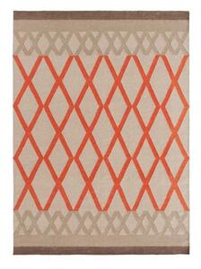 Tappeto Sioux Marrone Corallo Geometrico 170x240 cm