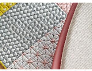 Tappeto Silai Rosa Giallo Geometrico 200x312 cm