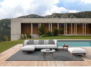 Tappeto Saline Outdoor Nero Tinta Unita 170x240 cm