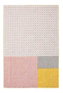 Tappeto Silai Rosa Giallo Geometrico 200x312 cm