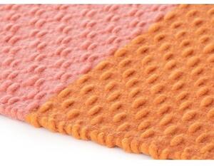 Tappeto Weave Meeting Point Arancione Rosa Geometrico 200x300 cm