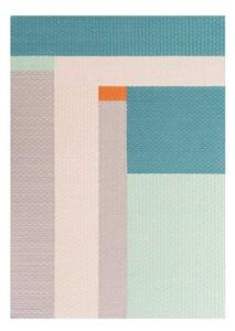 Tappeto Weave Meeting Point Blu Verde Geometrico 200x300 cm