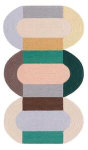 Tappeto The Crochet Collection Trio Multicolore Geometrico 180x300 cm