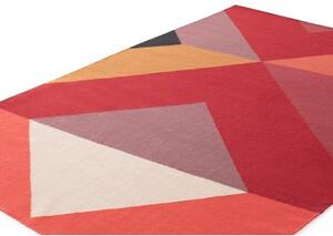 Tappeto Vanguardias Rosso Geometrico 200x300 cm