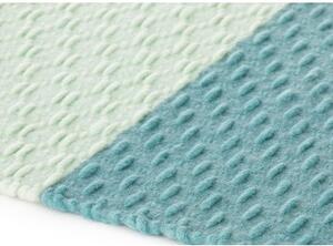 Tappeto Weave Meeting Point Blu Verde Geometrico 200x300 cm