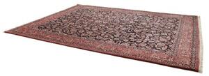 Tappeto Bidjar Con Seta Floreale Blu Scuro Rosso Mattone 305x399 Cm