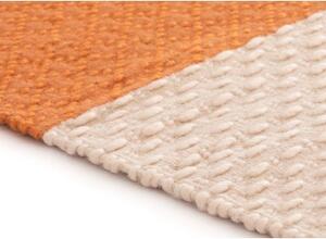 Tappeto Weave Space Hopper Arancione Geometrico 220x220 cm