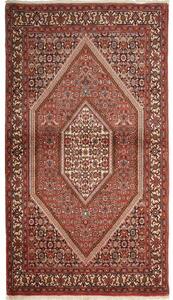 Tappeto Bidjar Stilizzato Rosso Mattone Avorio 110x166 Cm