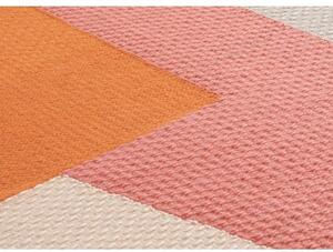 Tappeto Weave Space Hopper Arancione Geometrico 220x220 cm