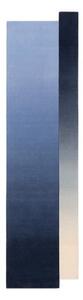 Tappeto Ascense Blu Azzurro Geometrico 80x310 cm
