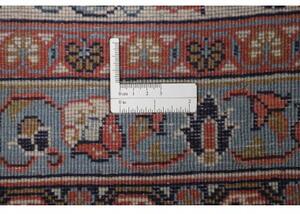 Tappeto Sarough Medaglione Floreale Corallo Avorio 338x486 Cm